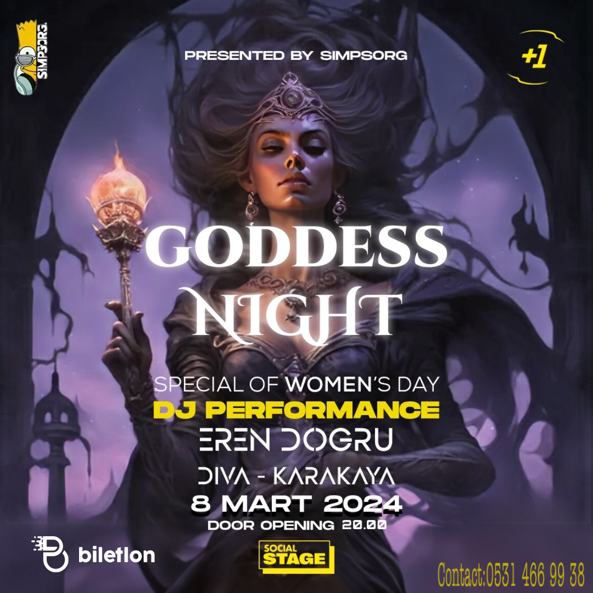 GODDESS NİGHT “special of women’s day”